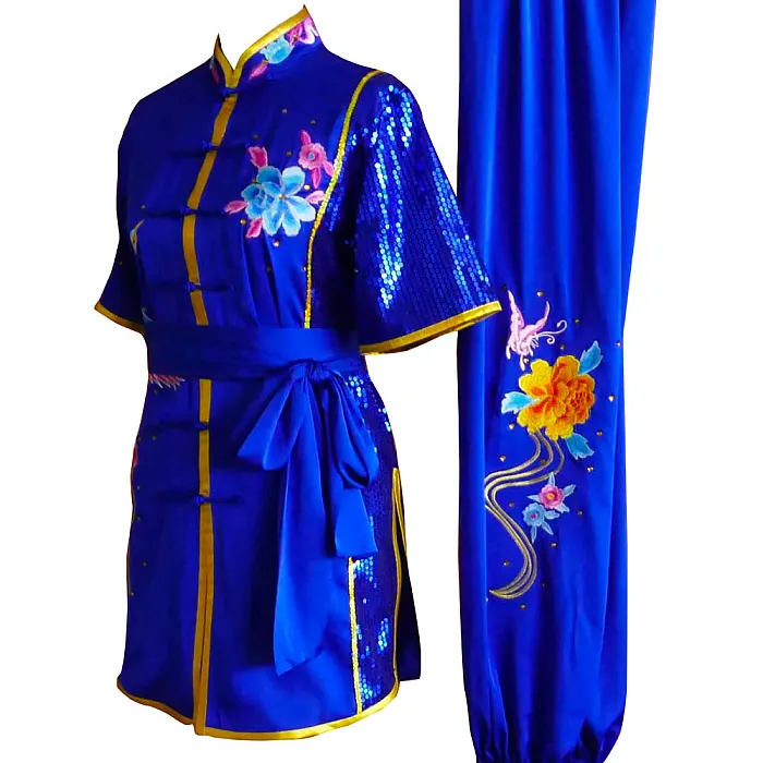 UC2022-16 Blue Uniform with Phoenix and Flower Embroidery (Pre-Order)