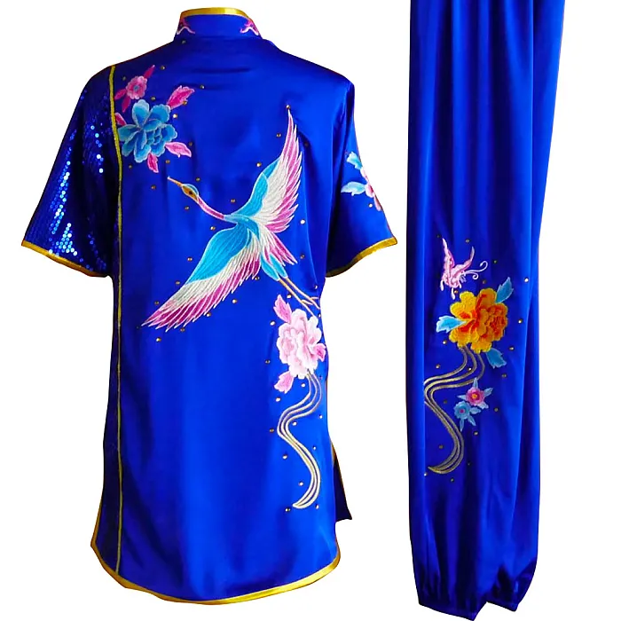 UC2022-16 Blue Uniform with Phoenix and Flower Embroidery (Pre-Order)