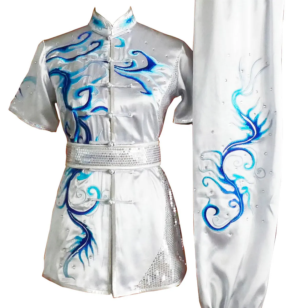 UC2022-17- Uniform with Phoenix, cloud and water wave Embroidery  (Pre-Order)