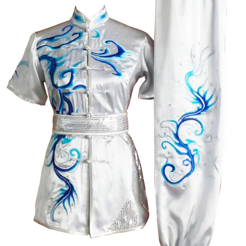 UC2022-17 Silver Uniform with Phoenix, Cloud & Water Embroidery (Pre-Order)