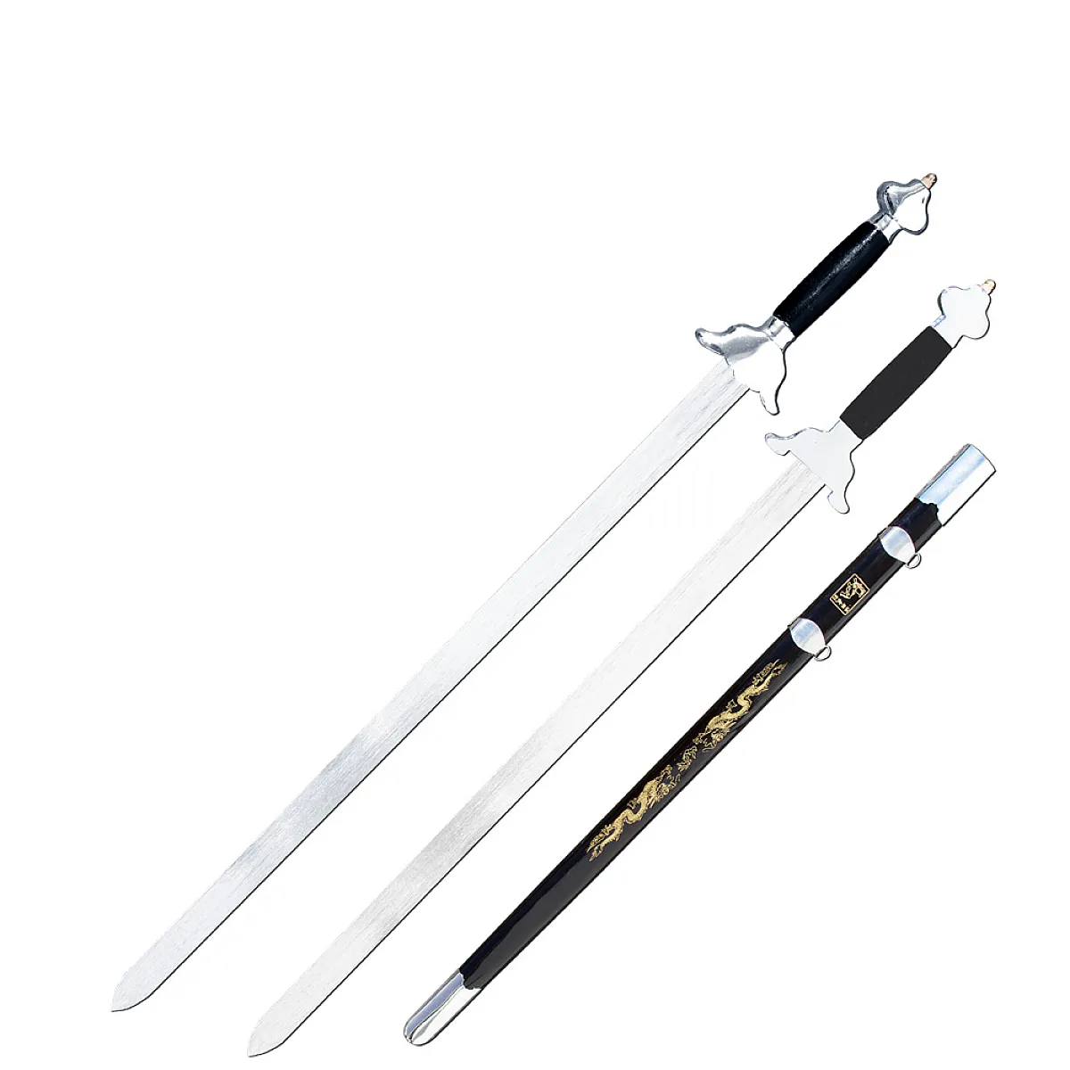 Wushu Twin Straight Sword (Flexible, Flap Blade) - WSS021