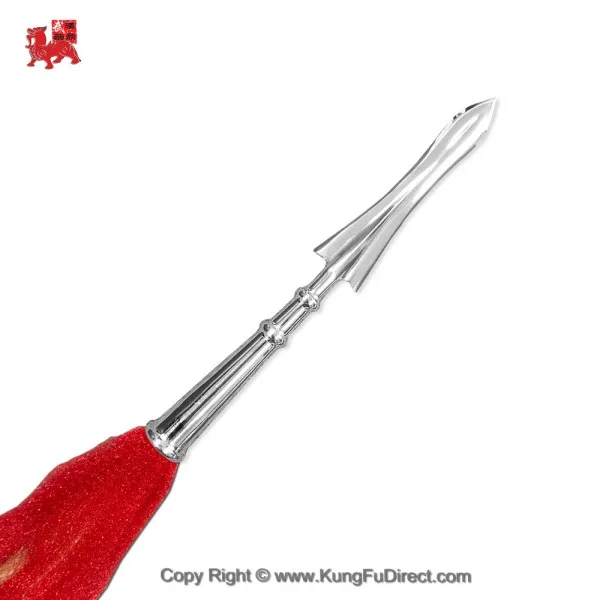 Six Harmonies Medium Stainless Steel Spear Head for Wushu, Kungfu & Tai Chi (AC027-1)