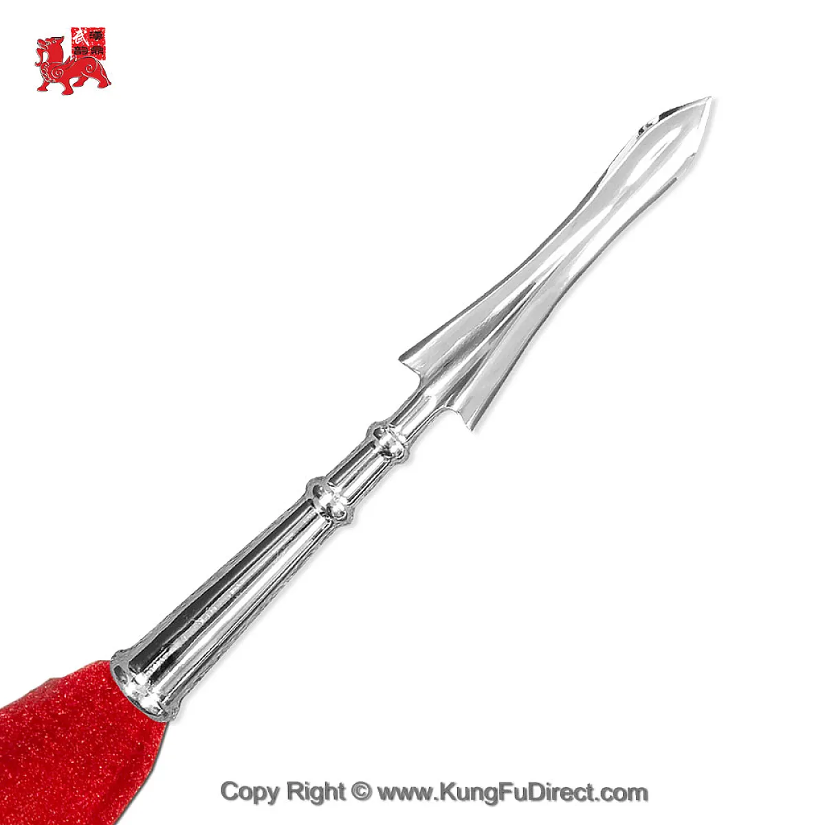 Six Harmonies Big Stainless Steel Spear Head (AC027-2) – Traditional Martial Arts Spear Tip