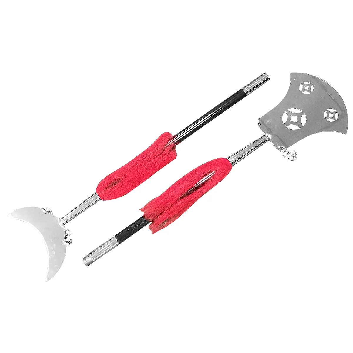 Crescent Shovel Shaolin Monk Spade – 2-Piece Stainless Steel Weapon (TDL005)