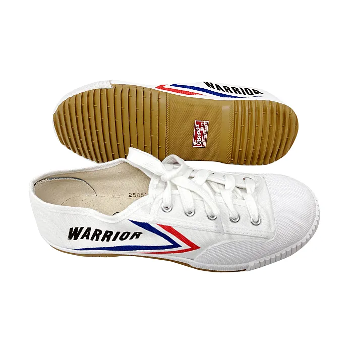Warrior Wushu Kungfu White Canvas Shoes – FT011