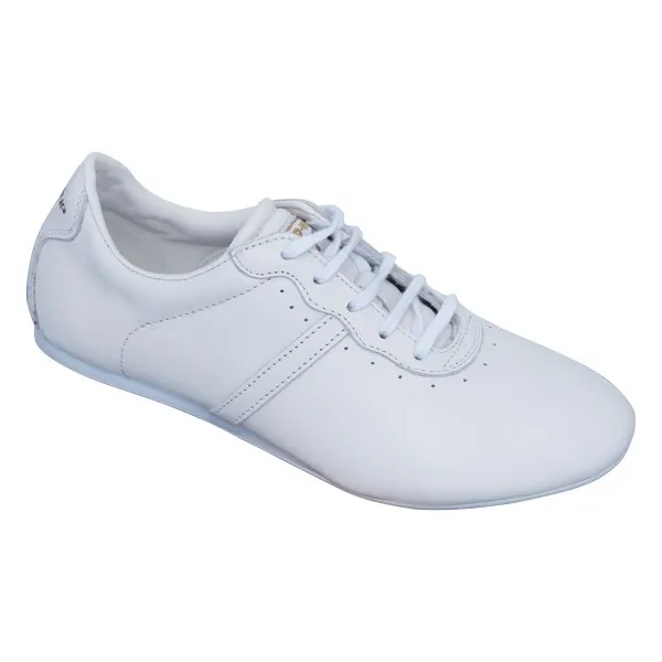 Leather Wushu Kungfu Shoes – White by Do-Win (FT006)