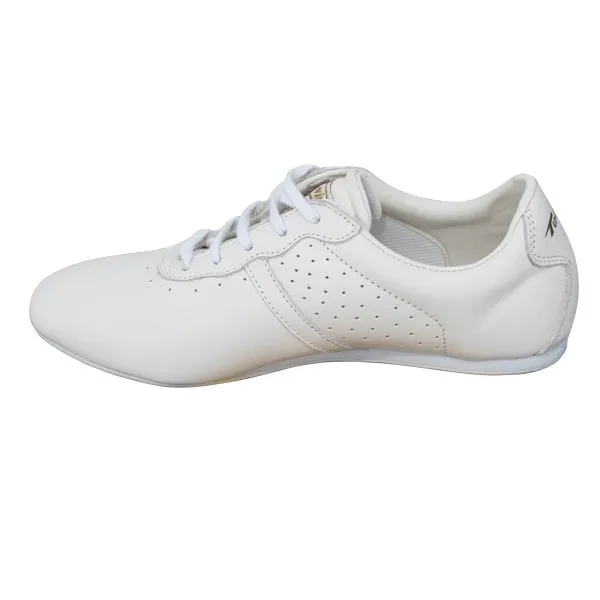 Leather Wushu Kungfu Shoes – White by Do-Win (FT006)