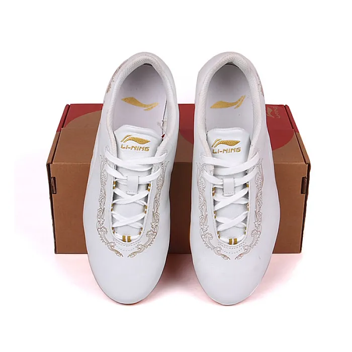 Li-Ning White KungFu/Tai Chi Shoes - LN086-1
