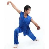 LN001-4 - Li-Ning Southern Style Uniform Blue (Male)-FINAL SALE!