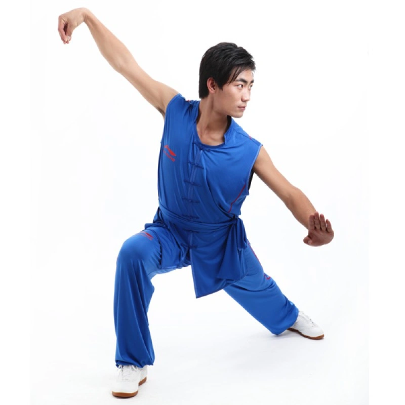 LN001-4 - Li-Ning Southern Style Uniform Blue (Male)-FINAL SALE!