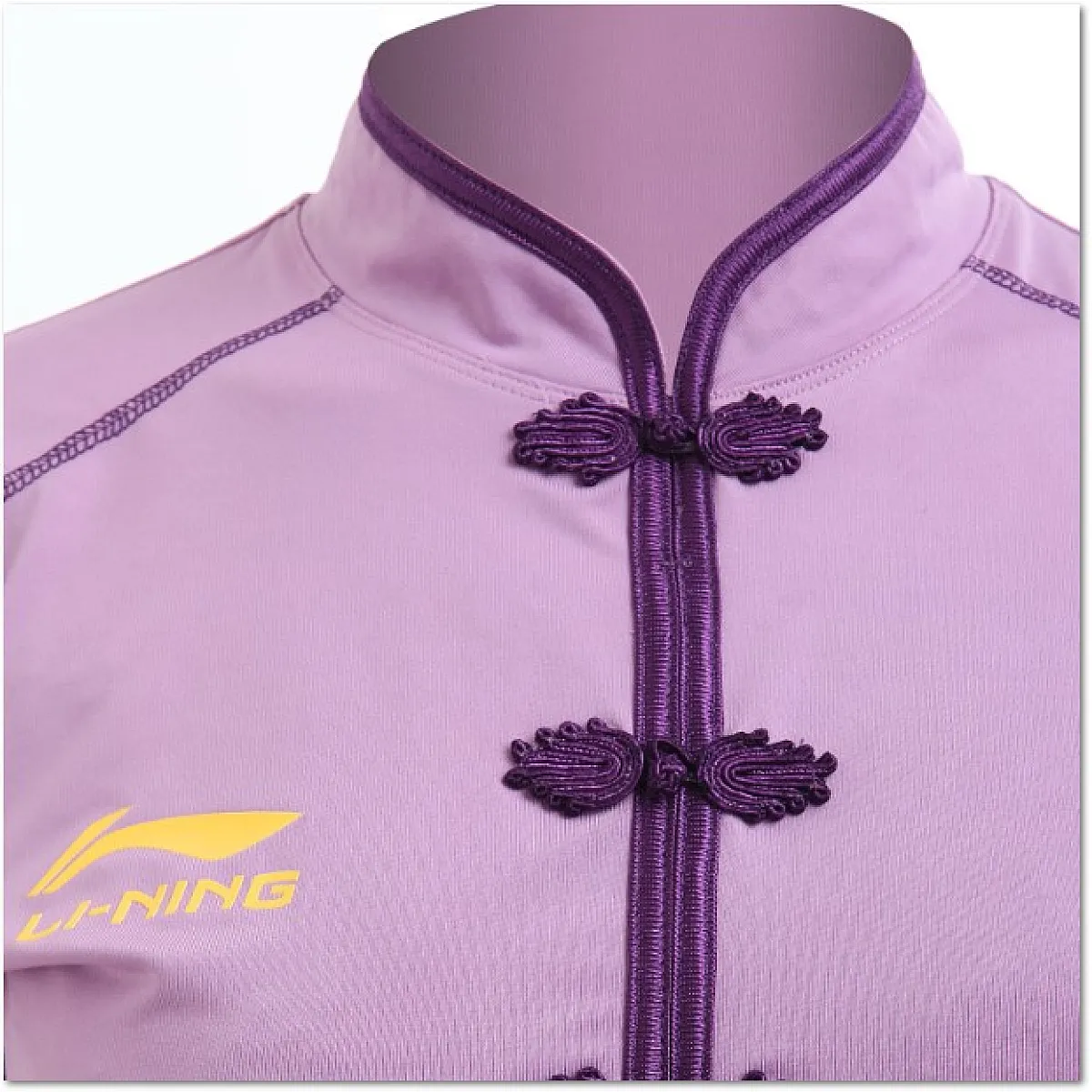 LN100-1 - Li-Ning Lavender Wushu Uniform (Female) 比赛服