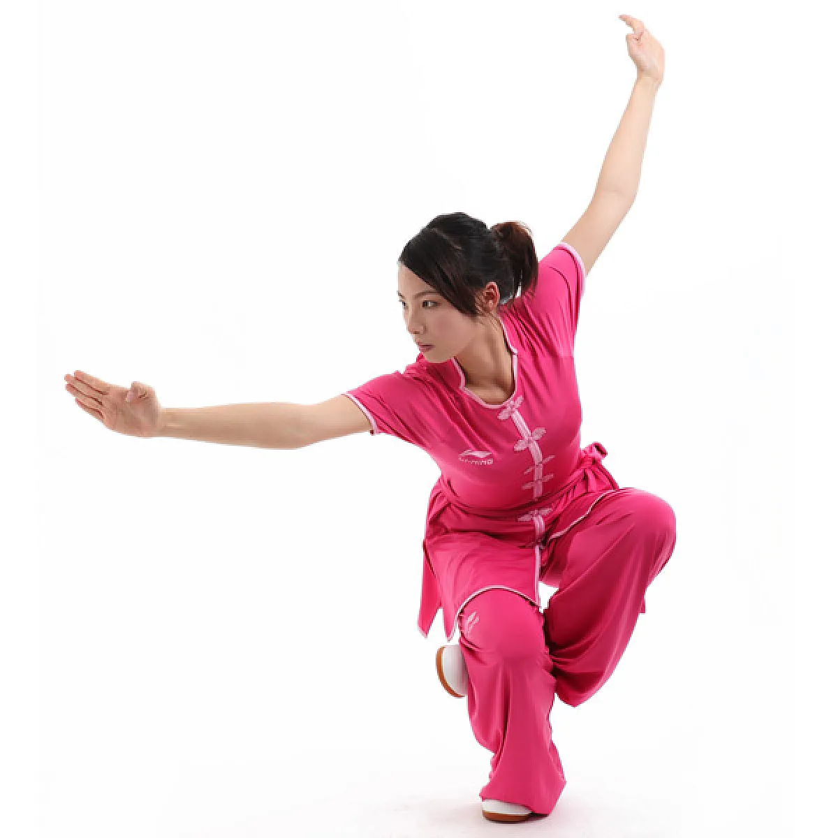 LN102-4 - Li-Ning Southern Style Uniform Pink (Female) 南派比赛服 