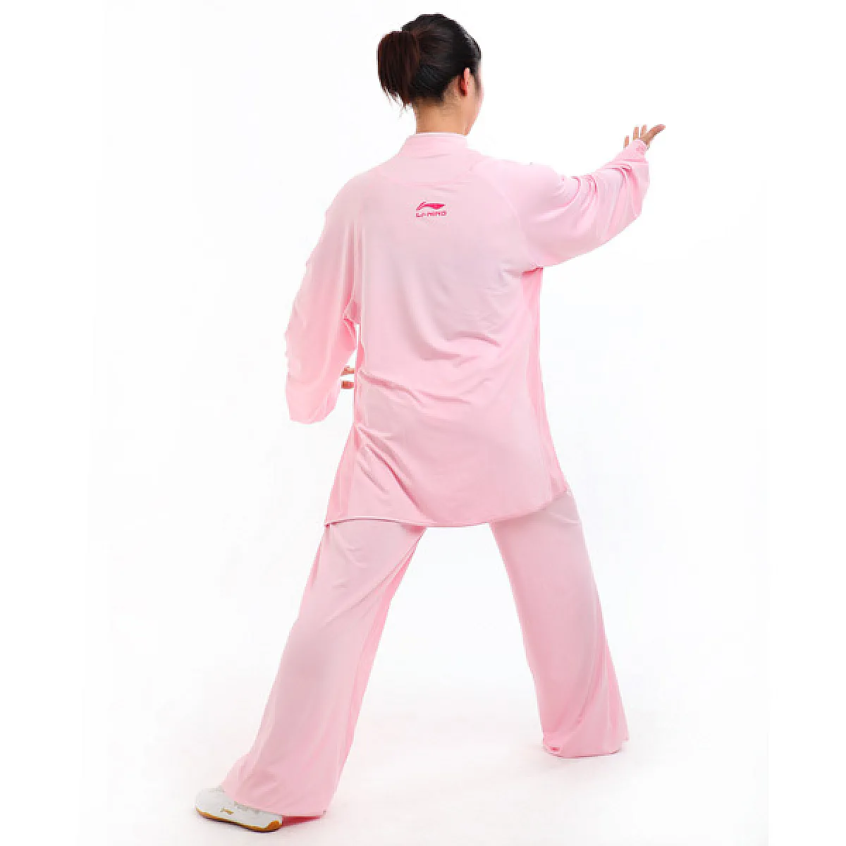 LN108-1 - Li-Ning Pink Long sleeve Uniform (Female) 女子粉色长袖比赛服 size XS