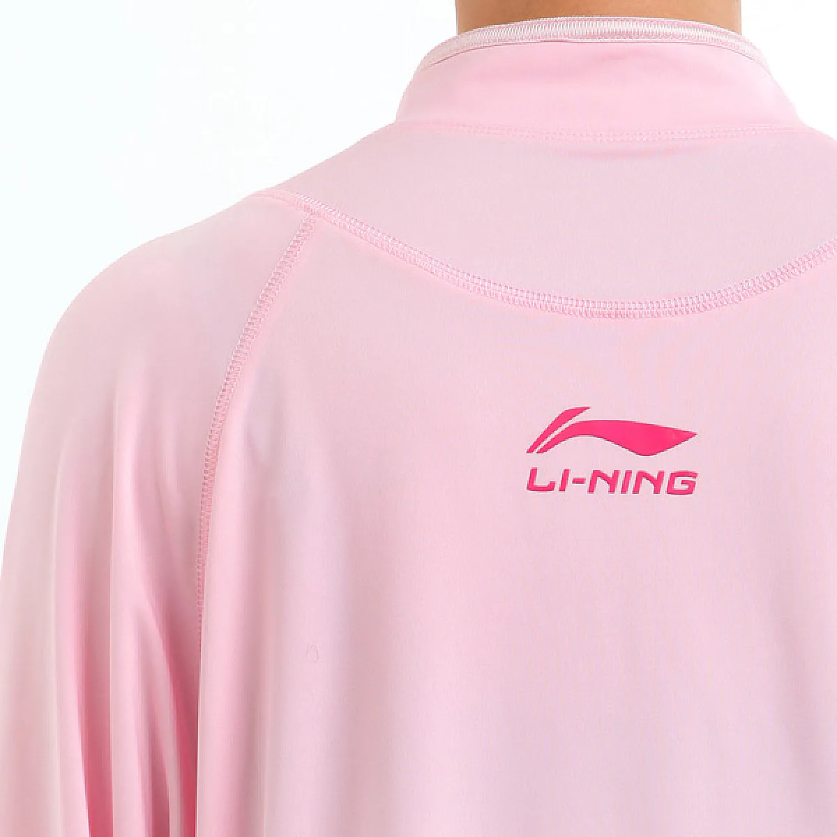 LN108-1 - Li-Ning Pink Long sleeve Uniform (Female) 女子粉色长袖比赛服 size XS