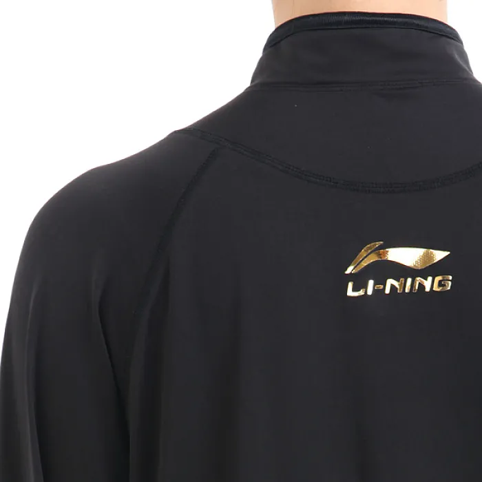 LN108-5 - Li-Ning Black Long sleeve Uniform (Female) 女子黑色长袖比赛服