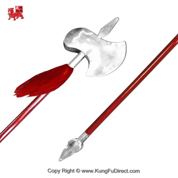 Long Handle Kungfu Axe with Black Handle - TLW008