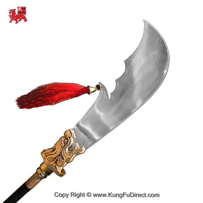 Long Quan Damascus Steel Kwandao (TDL008) | 龙泉花纹钢关刀