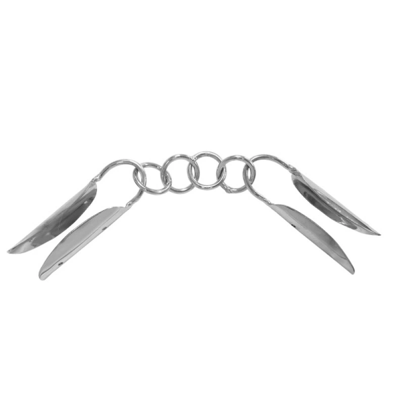 AC026 Sectional Metal Ring Staff Swivels – Durable Connectors for Two & Three Section Staffs