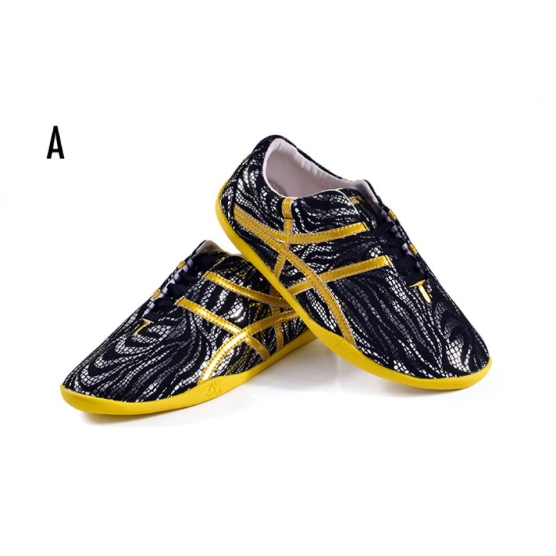Black Metallic High-Performance Da-Ye Wushu Shoe (FT001)