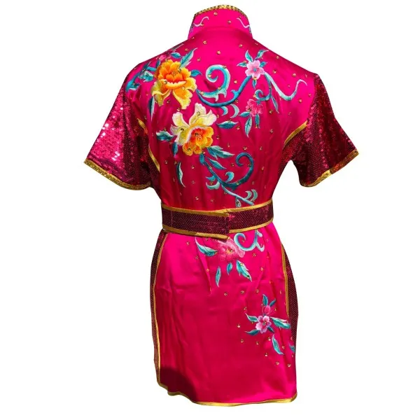 PSU017 - Pink Flower Embroidery Uniform