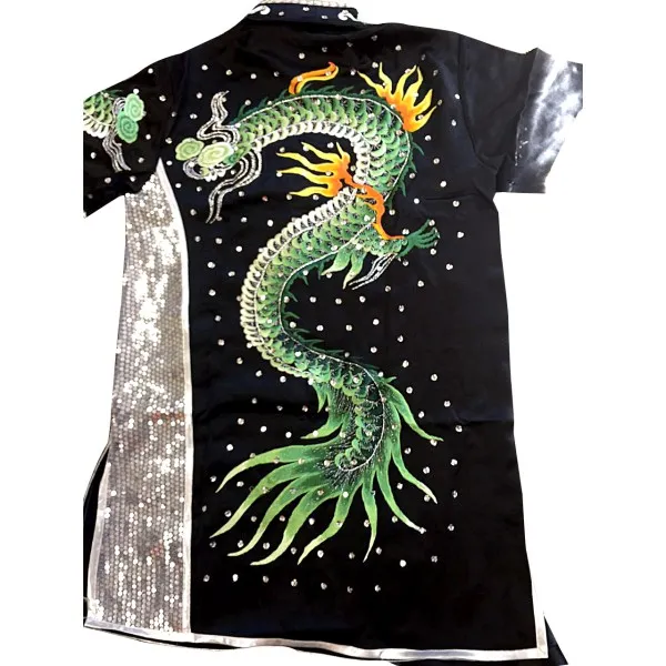 PSU025 - Black Dragon Embroidery Uniform