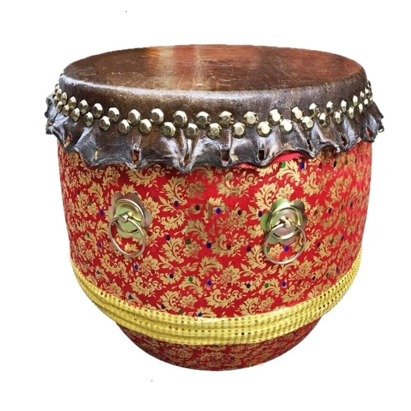 Lion Dance Drum – Traditional Red Drum for Chinese Celebrations & Performances