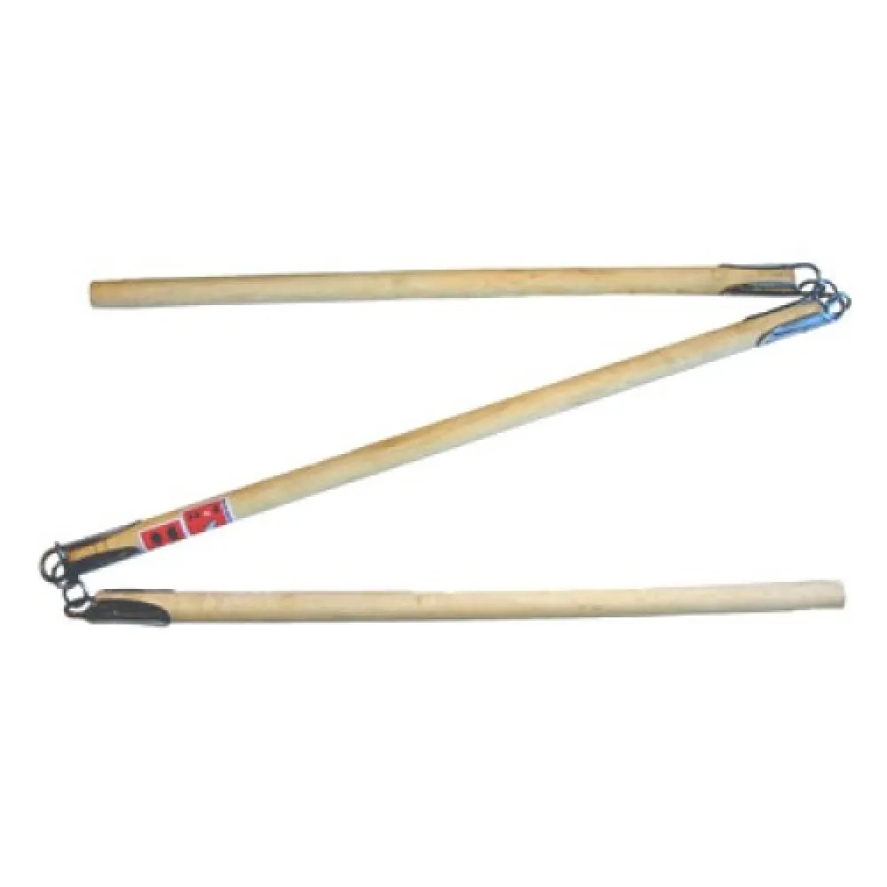 Traditional White Wax Wood Three-Section Staff (SF008)