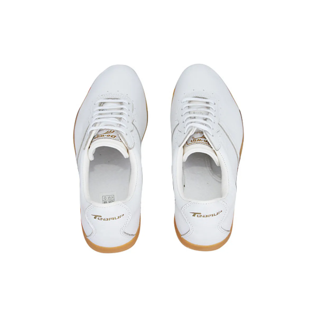 TeamUp Leather Tai Chi Shoes - Premium White OX Leather