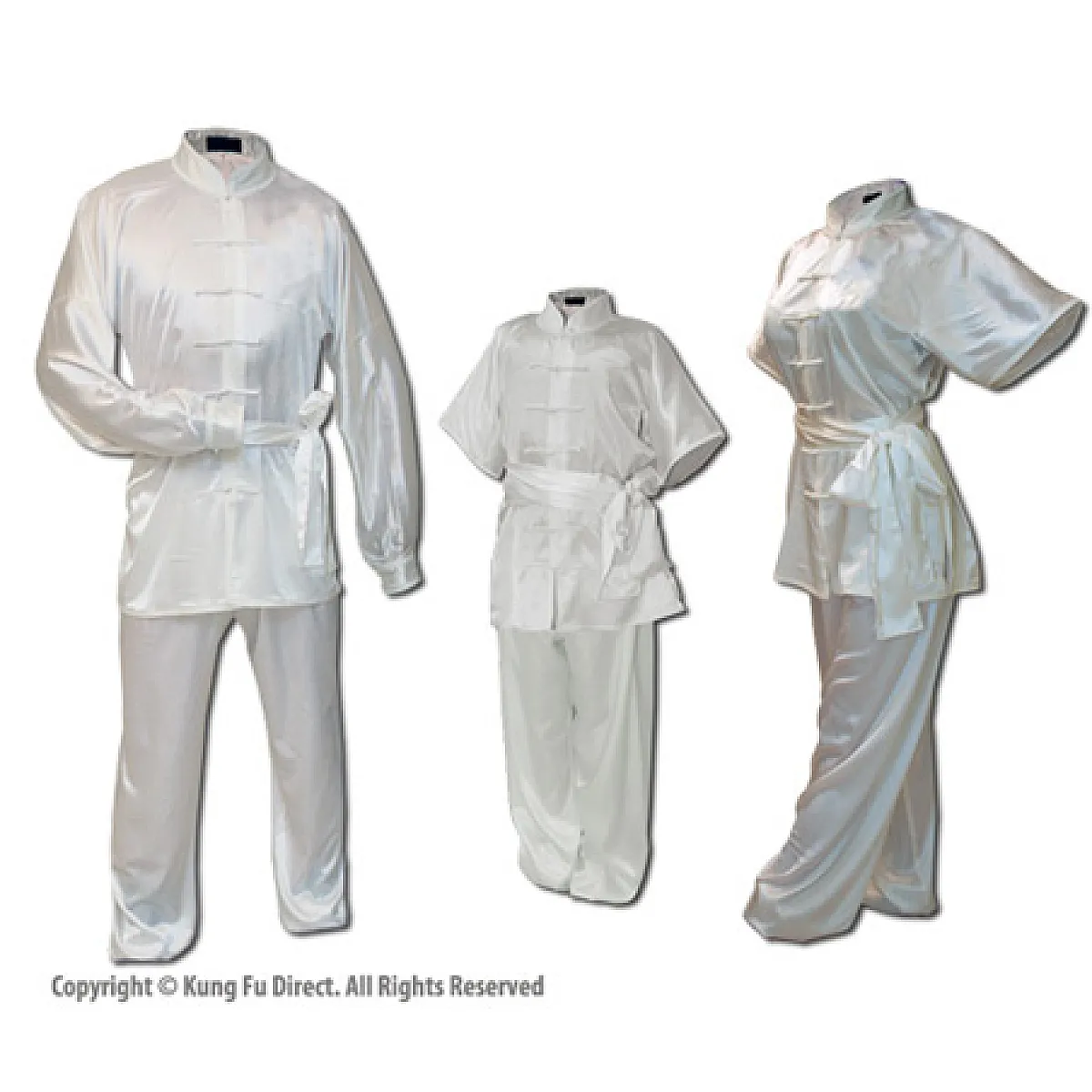 U0751 - Pearl White Satin Uniform