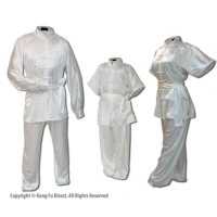 U0751 - Pearl White Satin Uniform