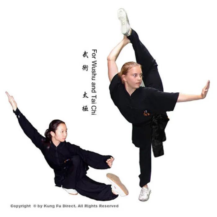 Black Bamboo Cotton Kung Fu Tai Chi Uniform – U0770