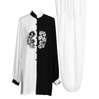 UC022 - Black/White Cloud Tai Chi Uniform