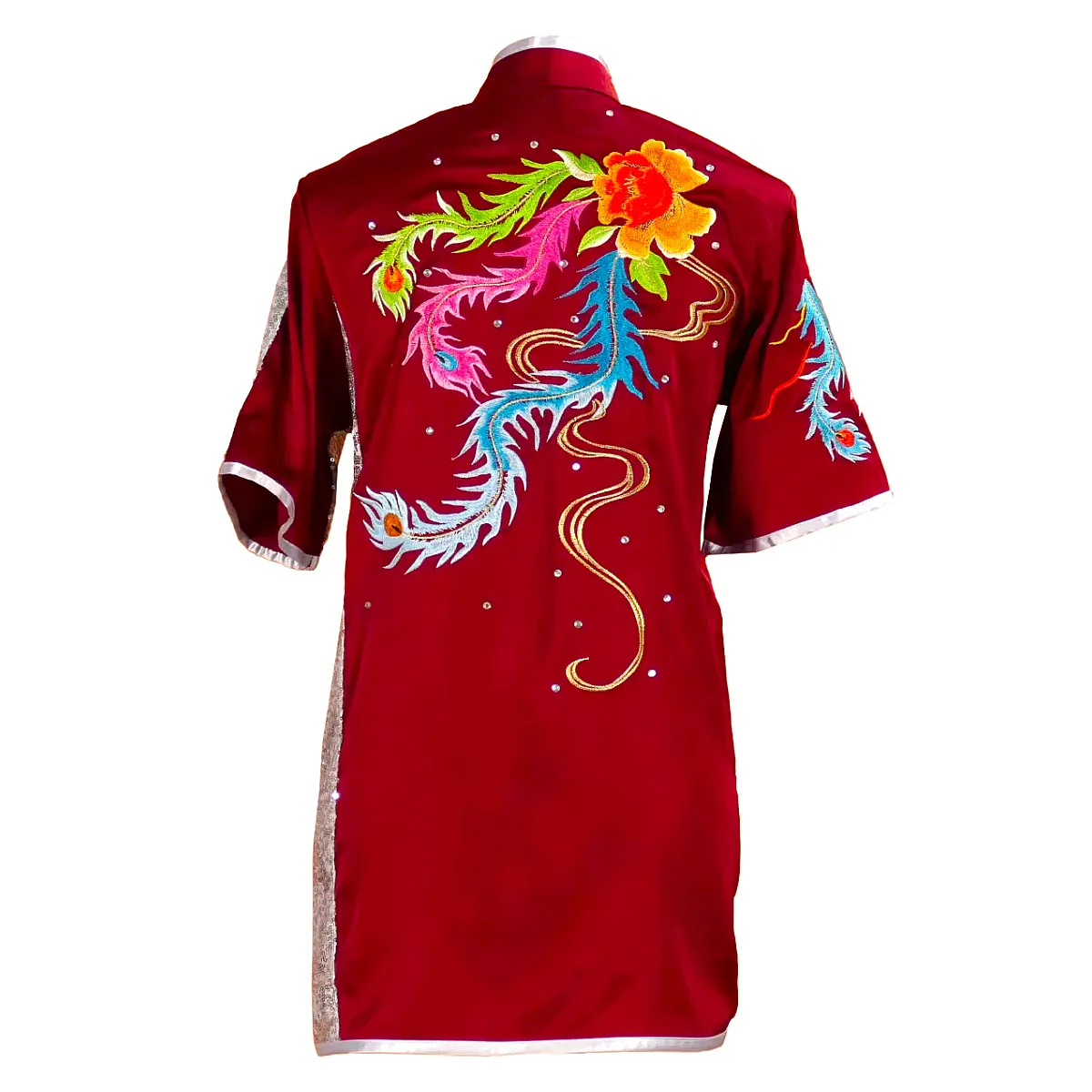 UC501 - Red Uniform with Phoenix Embroidery