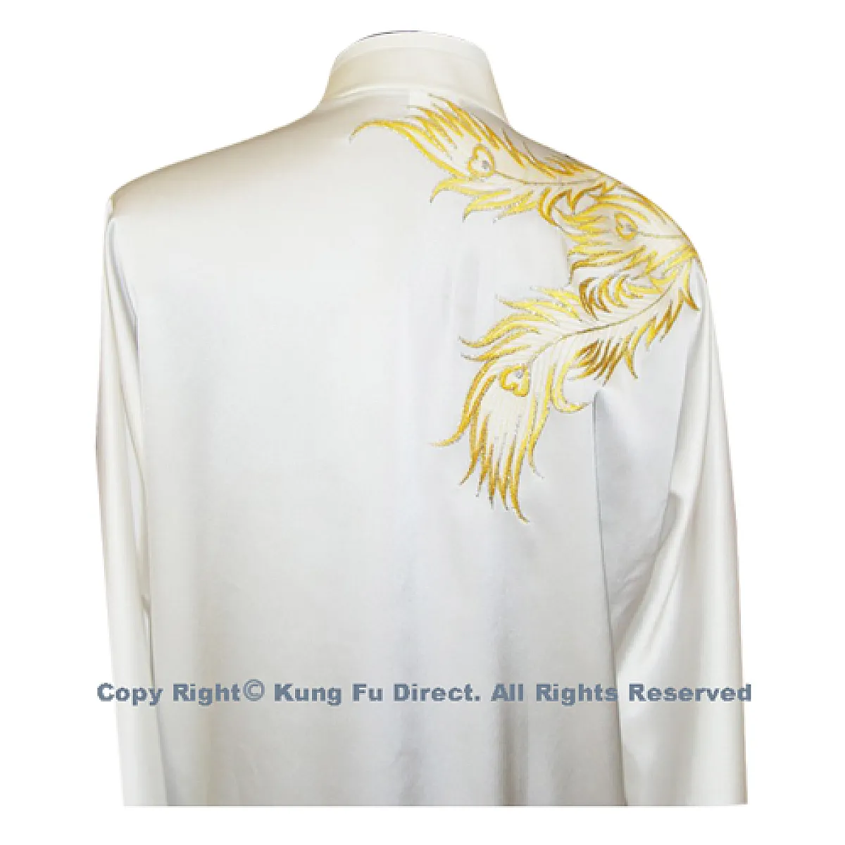 UC513 - White Uniform with Pink Trim and Purple Embroidery