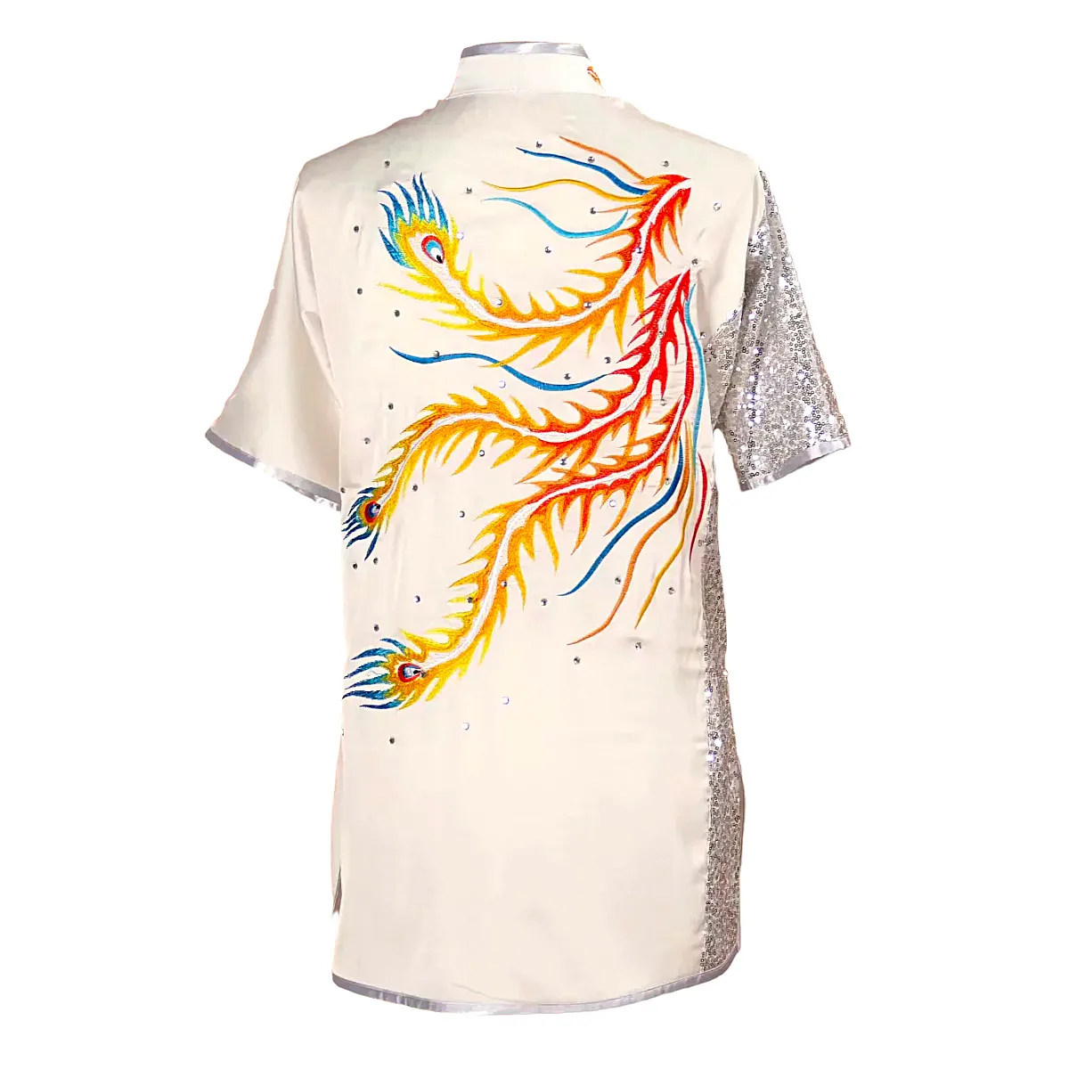 UC516 - White Uniform with Phoenix Embroidery