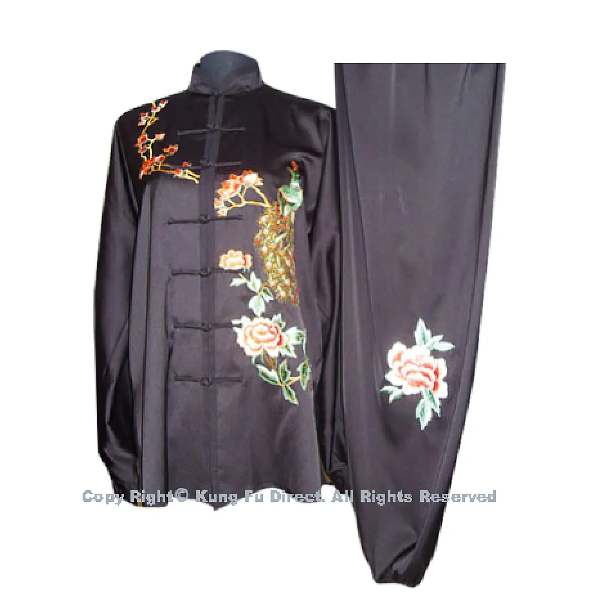 UC524 - Black Uniform with Phoenix Embroidery