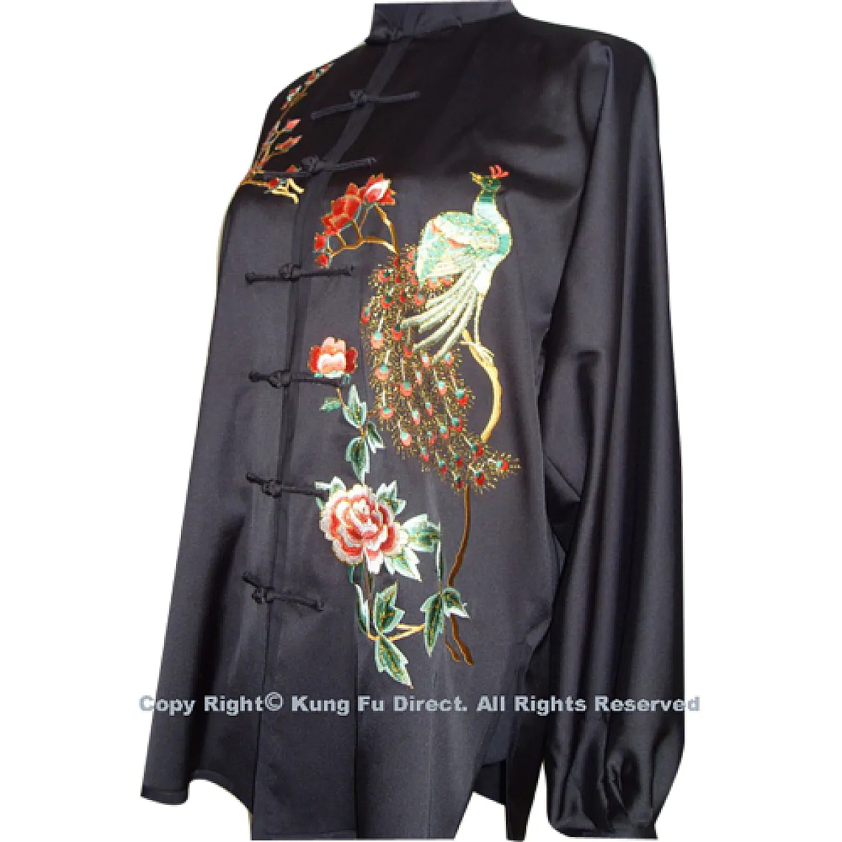 UC524 - Black Uniform with Phoenix Embroidery