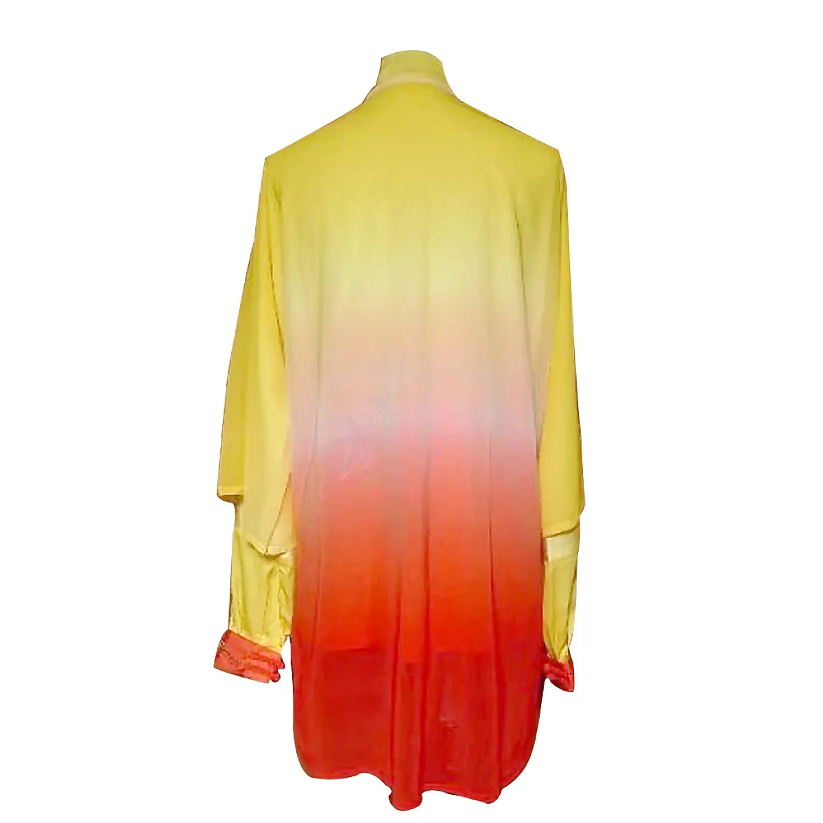 UC533 - Yellow to Red Uniform with Flower Embroidery