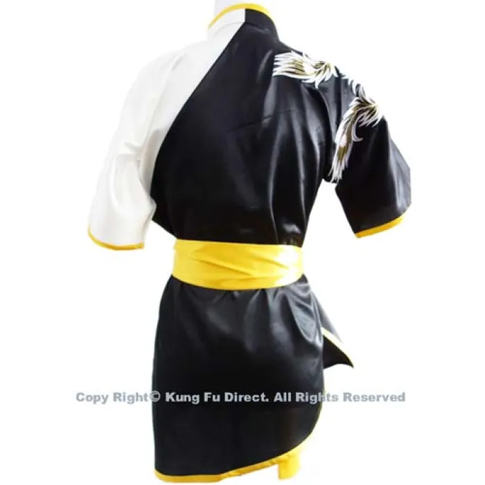 UC537 - Black White Uniform with White Phoenix Embroidery