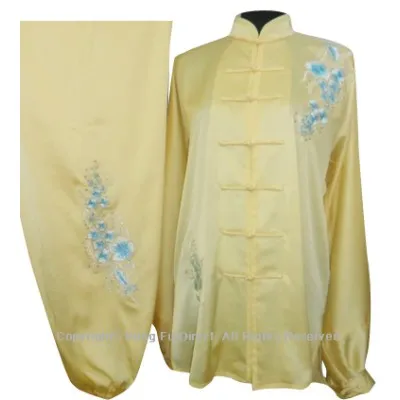 UC831 - Yellow Uniform With Filled Edelweiss Embroidery