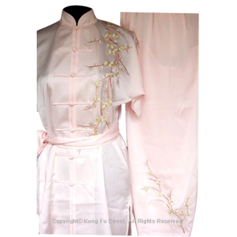 UC842 - Light Pink Uniform with Filled Blossom Embroidery