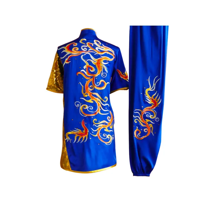 UC2022-22 Blue & Gold Uniform with Water Wave Embroidery (Pre-Order)