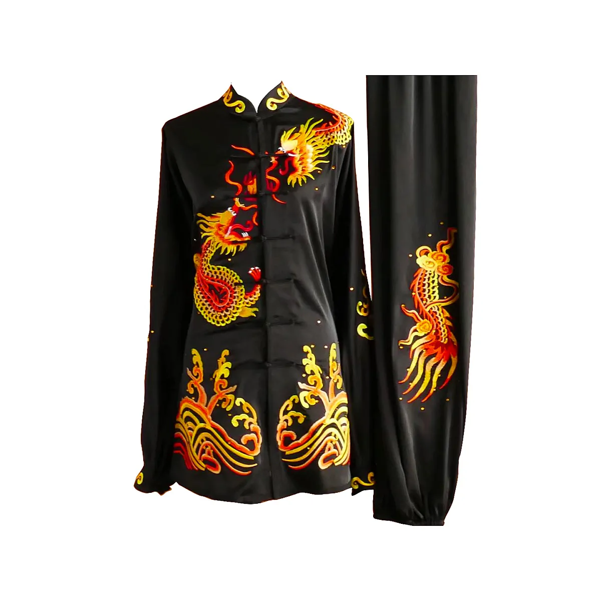 UC2022-24- Uniform with Dragon and water wave Embroidery  (Pre-Order)
