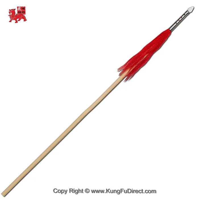 Wushu Spear with 7.5-Inch Spear Head & Color Tassel Options (WSL002)