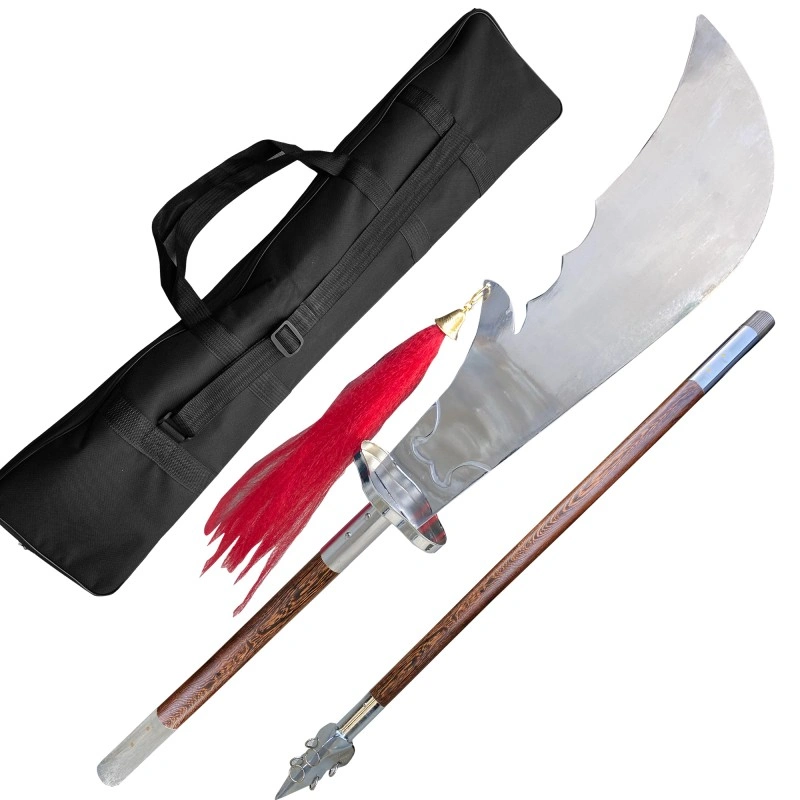 Wushu Kungfu Kwandao – 2-Piece Wenge Wood Handle & Stainless Steel Blade