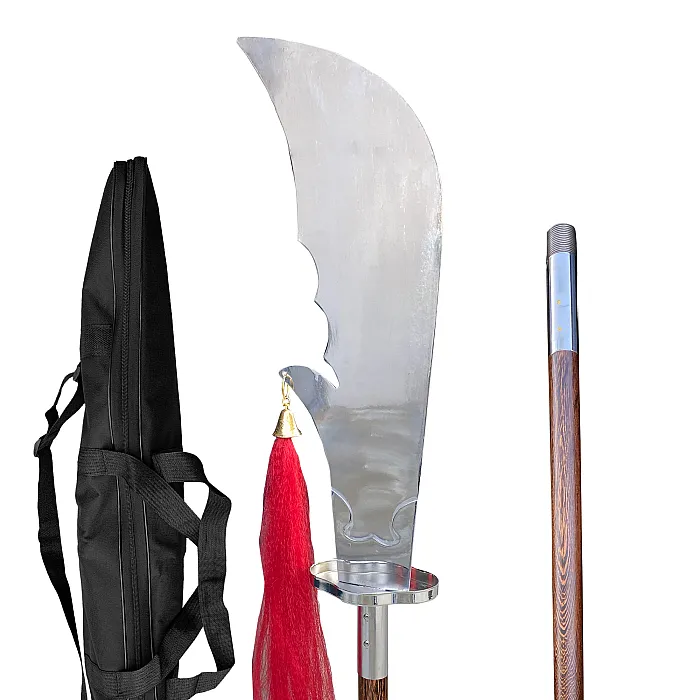 Wushu Kungfu Kwandao – 2-Piece Wenge Wood Handle & Stainless Steel Blade