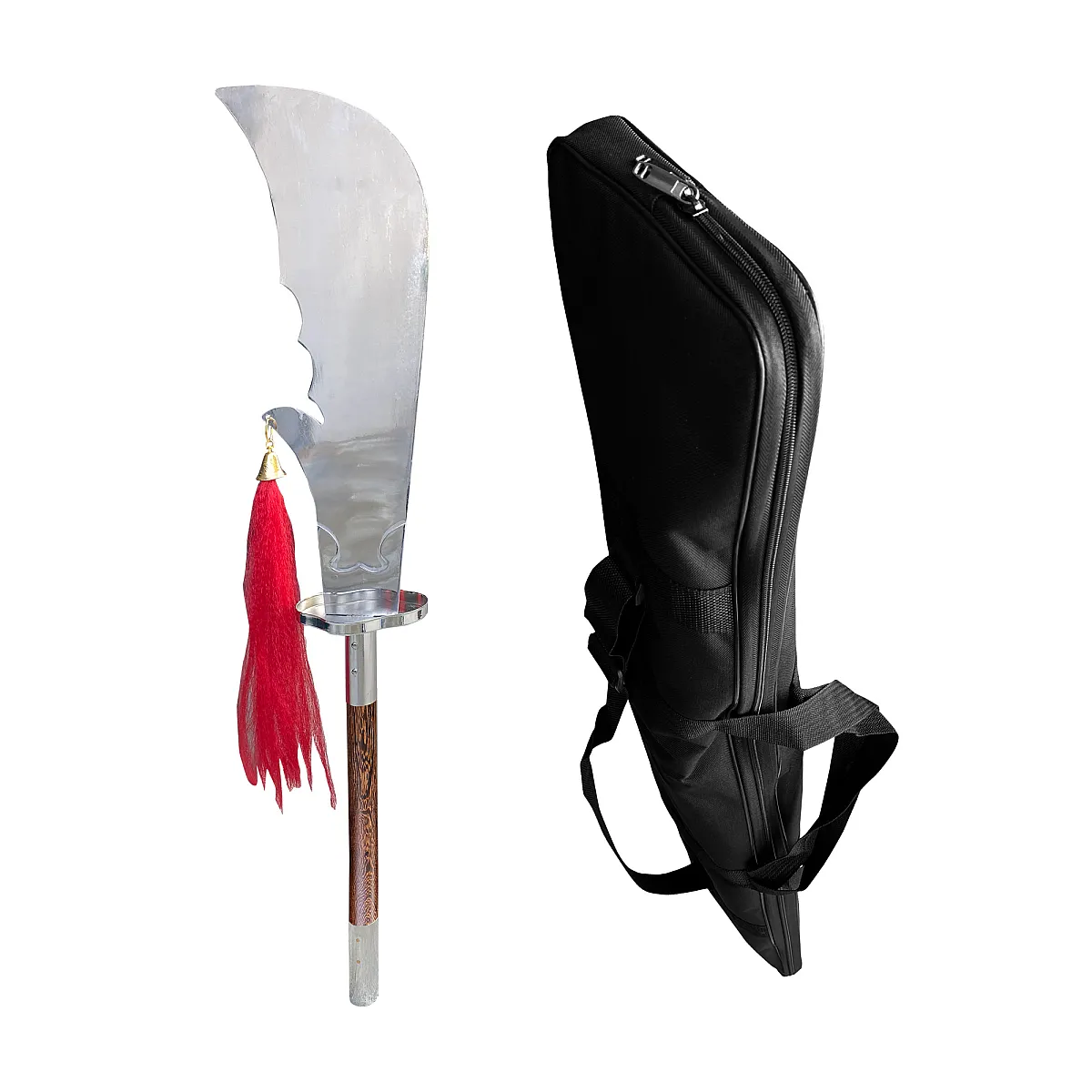 Wushu Kungfu Kwandao – 2-Piece Wenge Wood Handle & Stainless Steel Blade