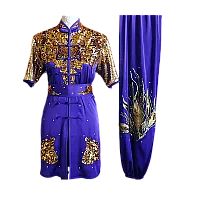 Golden Feather Sequin Wushu Costume_UC2026SQT-001