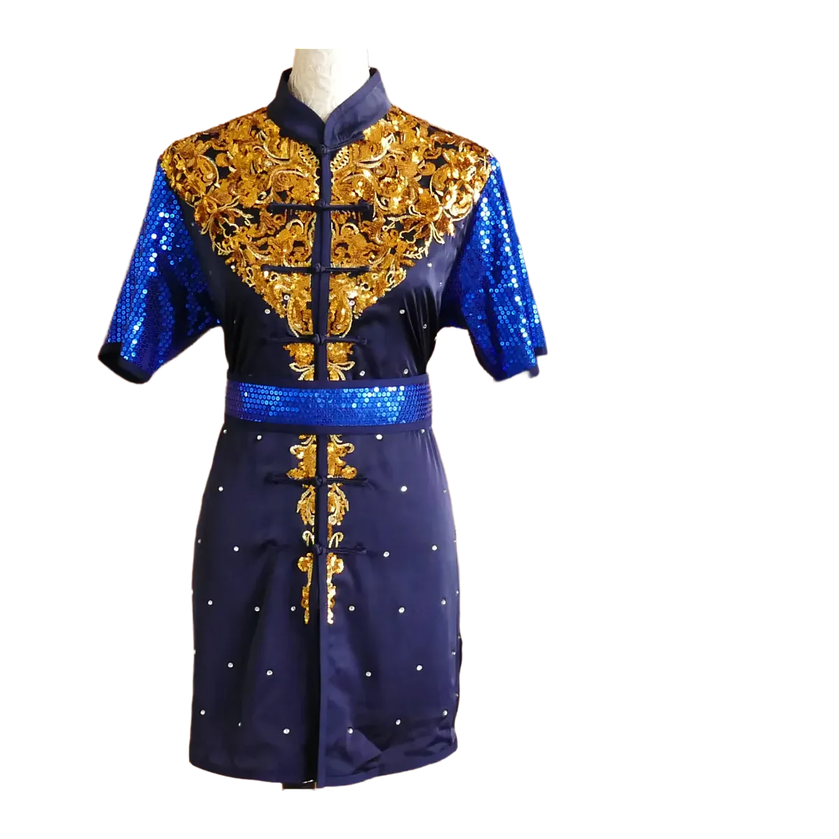 Navy with Golden Sequin Performance Uniform UC2026SQ-003