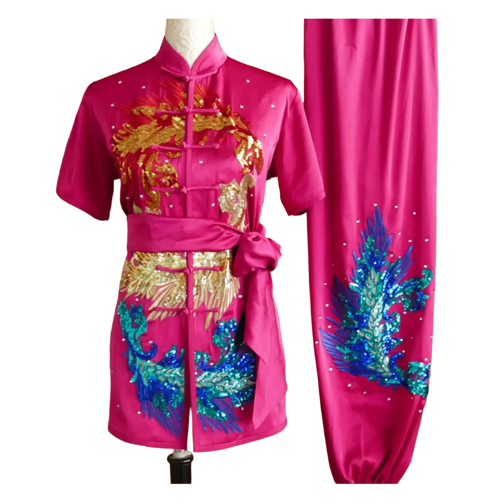 Hot Pink Sequin Performance Uniform UC2026SQ-005